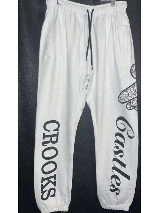 Crooks & Castles Other - Crooks & Castles White Medium Sweat Pants NEW